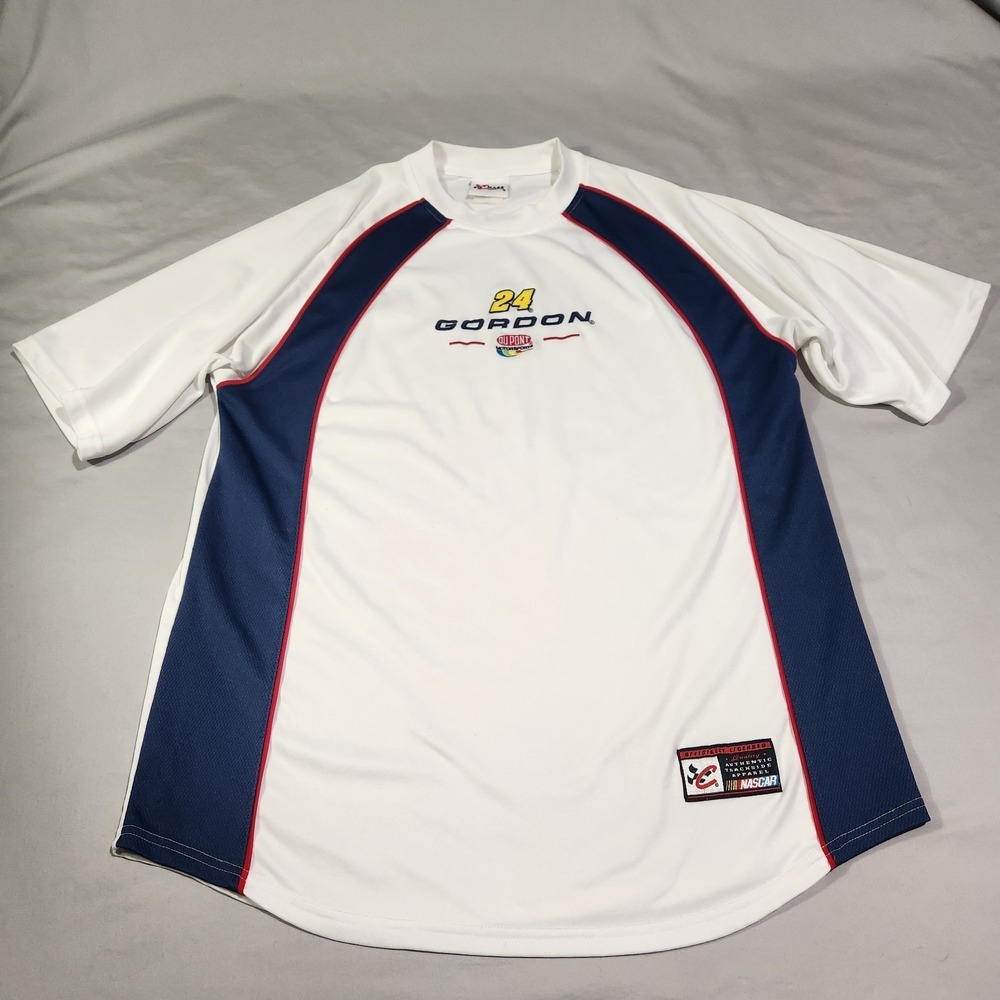 Chase Authentics‎ Jeff Gordon Nascar Official DuPont Embroidered Shirt Large #24